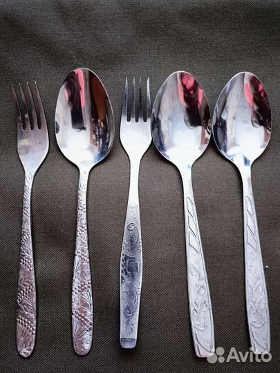 Вилки, ложки столовые СССР
