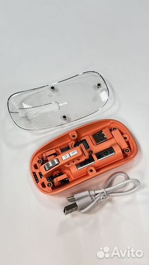 Прозрачная мышь беспроводная M233