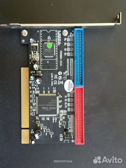 Контроллеры PCI: PATA 2 кн, 1394