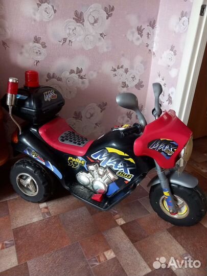 Детский мотоцикл на аккумуляторе бу