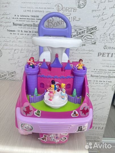 Машинка каталка толокар Kiddieland Принцессы