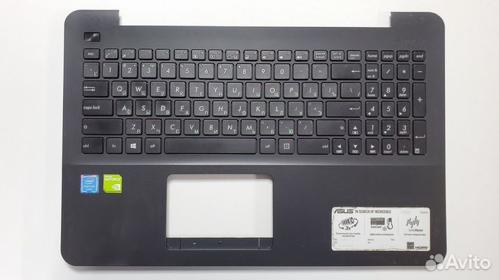 Топкейс с клавиатурой ноутбука Asus X555S x555L