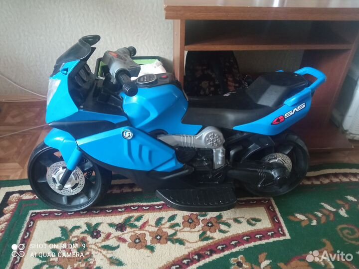 Детский мотоцикл на аккумуляторе бу