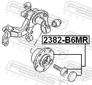 Ступица задняя d32 2382-B6MR Febest