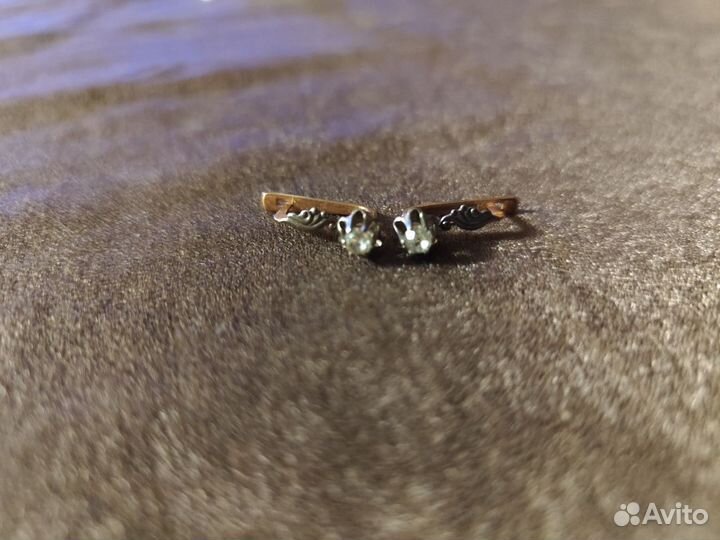 Золотые серьги