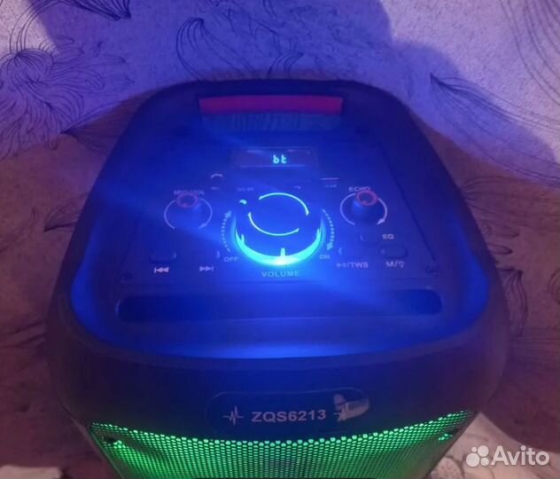 Колонка ZQS6213 с караоке микрофоном