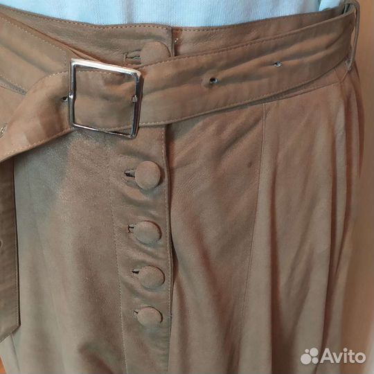 Куртка кожаная и юбка кожаная (L ) Италия