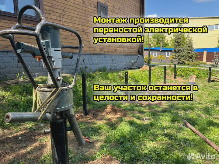 Винтовые сваи гильзованные