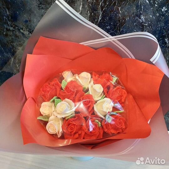 Букет из шоколадных цветов. Букеты на подарок