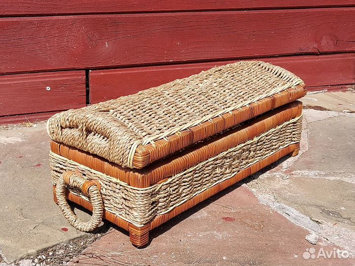 Ящик коробка корзина сундучок плетёный