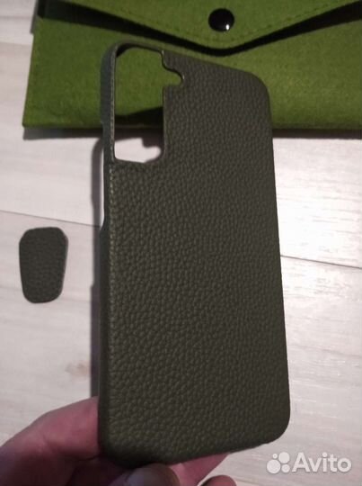 Кожаный чехол для Samsung S22 Plus