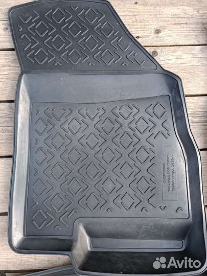 Ковры для Chery tiggo 7 pro. Ворсовые и резиновые