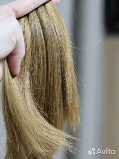 Русые волосы 22см+