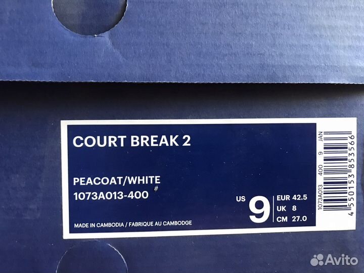 Кроссовки asics court break 2