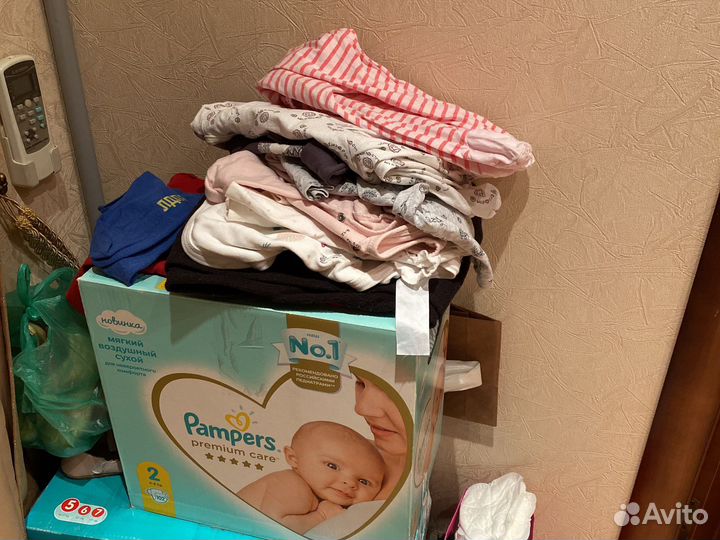 Большая коробка на девочку от 0 до года