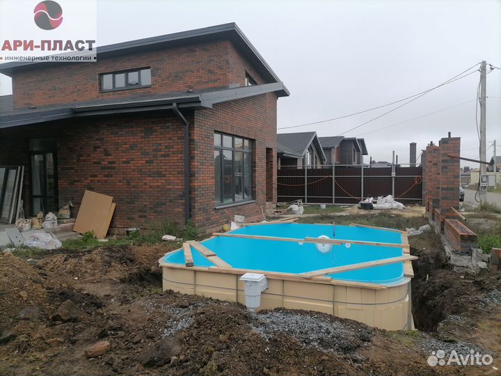 Бассейн размером 3х5х1,5