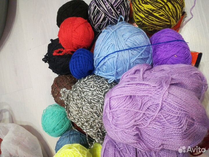 Пряжа нитки для вязания цена за все