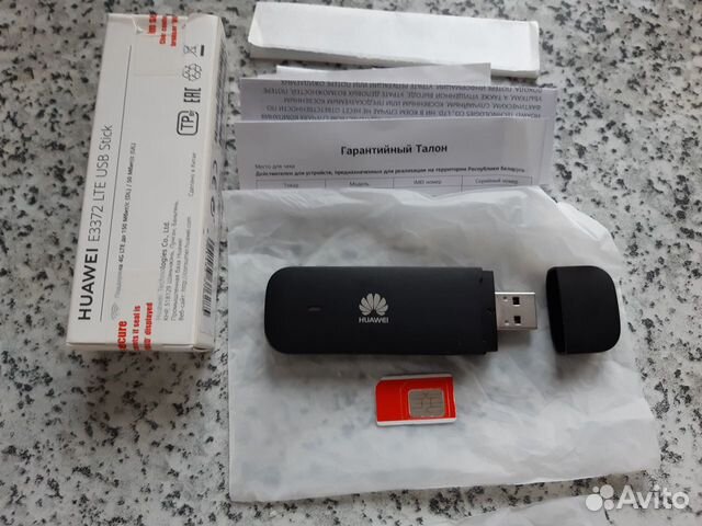 Модем Huawei E3372 LTE USB stick