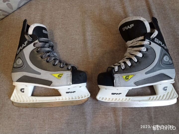 Коньки хоккейные graf