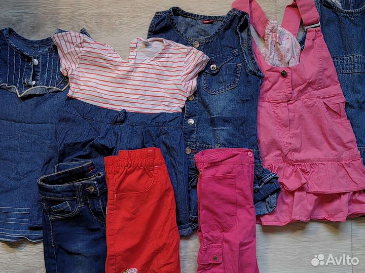 Вещи пакетом на девочку 100 - 104 см