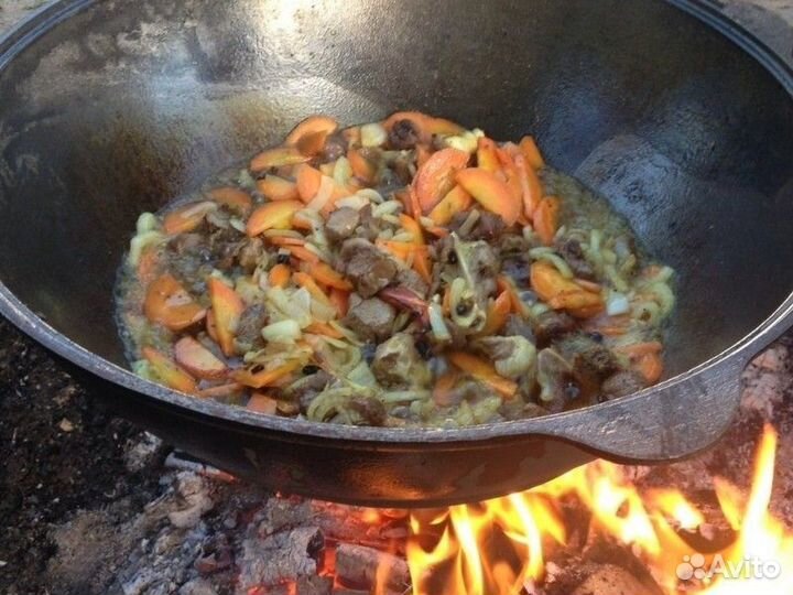 Казан чугунный узбекский