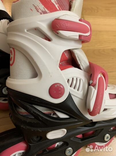 Ролики детские регулируемые, для девочек 27-30
