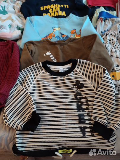 Вещи пакетом на мальчика 74 80