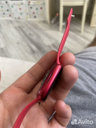 Часы apple Watch 7 45 mm red