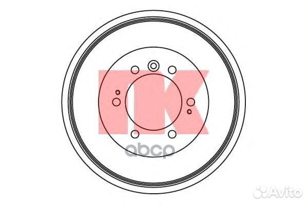 Барабан тормозной 254525 Nk
