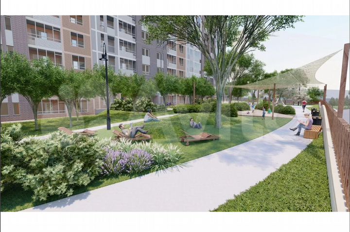 1-к. квартира, 66 м², 2/11 эт.