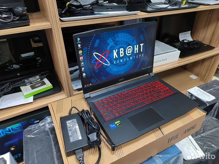 Новенький игровой ноутбук MSI Gaming на гарантии