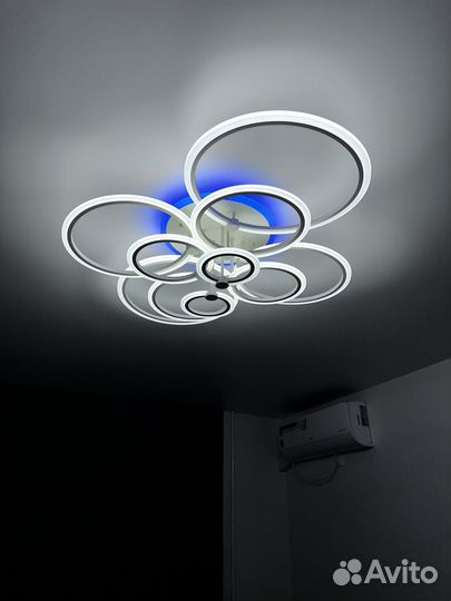 Светодиодная Люстра Кольца светильник
