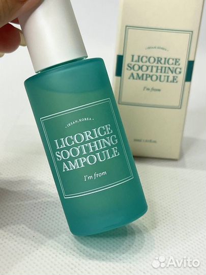 I'm from успокаивающая сыворотка licorice
