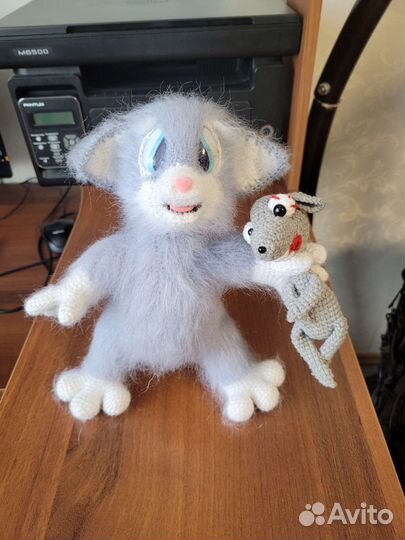 Вязаная игрушка Котик, на заказ