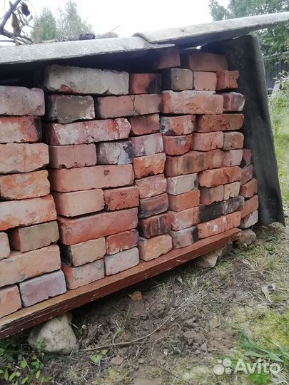 Кирпич красный бу