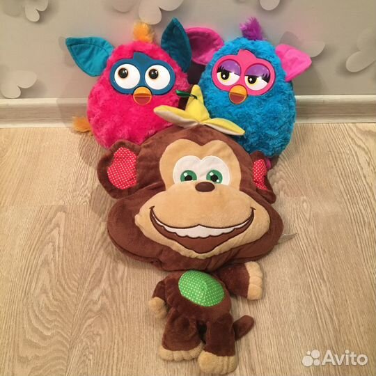 Сумка-обезьянка, мышка-антистресс мягкие игрушки