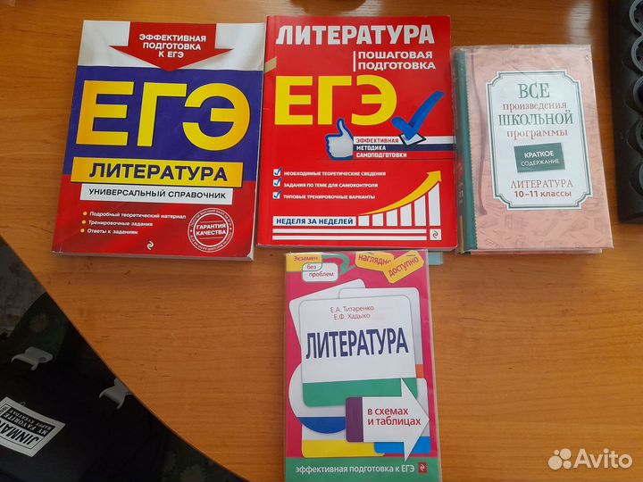 Пособия для подготовки к ЕГЭ по литературе