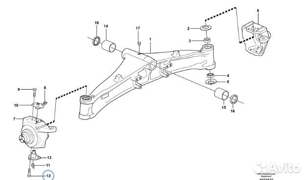 Болт VOE11712527 / 11712527