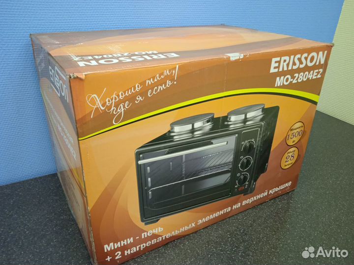 Духовой шкаф Erisson MO-2804E2 black