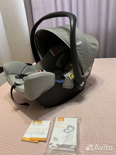 Автолюлька joie i-snug автокресло от 0 до 13 кг
