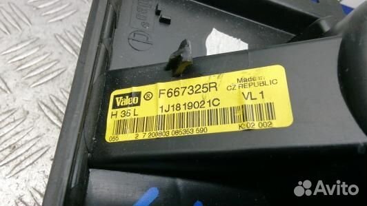 Моторчик печки volkswagen bora 1 (UBE07KK01)