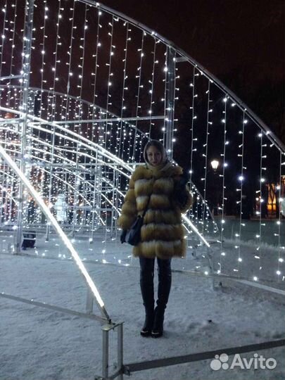 Шуба из лисы