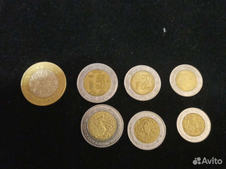 Коллекционные монеты мексики и ОАЭ