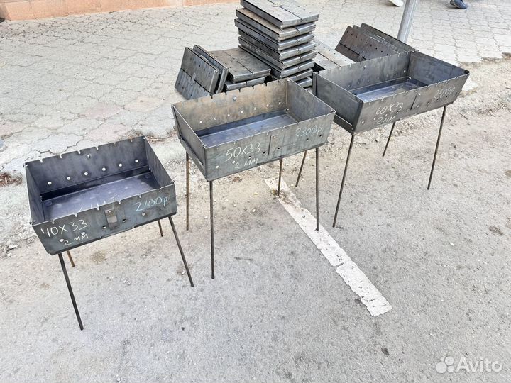 Мангал в чемодане на 6,8,10 шампуров