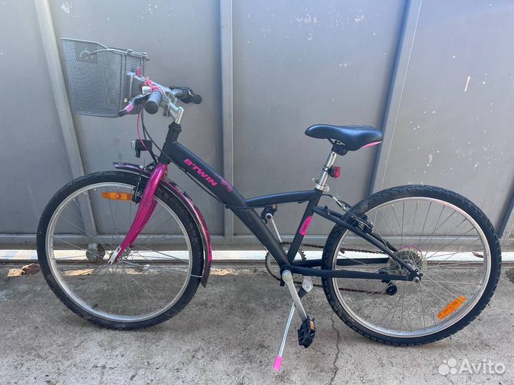 Велосипед btwin подростковый 24 для девочки