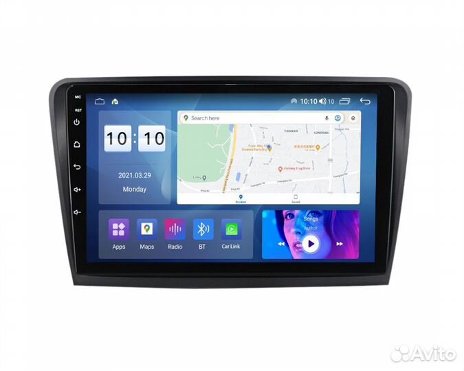 Магнитола Шкода Суперб 2 2008-2015 Андроид 12 2/32