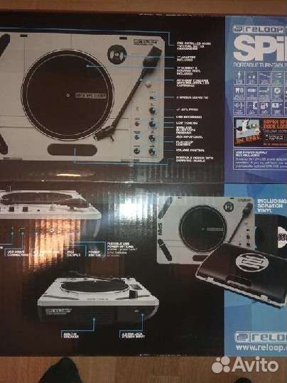 Продам Reloop Spin Portable Turntable