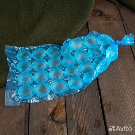 Пакеты одноразовые для льда с завязками