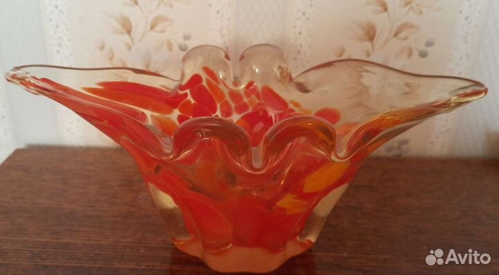Рыба и конфетница стекло СССР