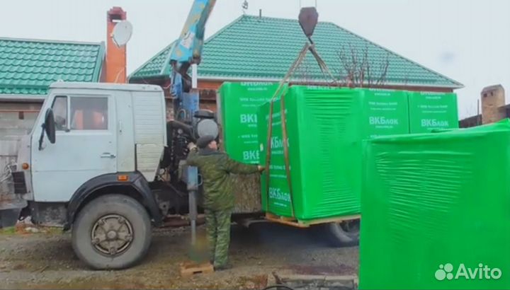 Газоблоки от произоводителя. Объём